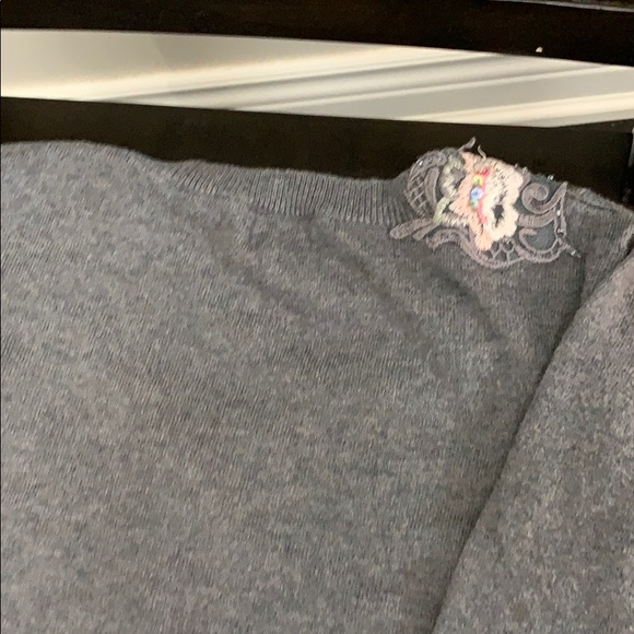 Lot 2 cardigans grey pin up style and magenta - Picture 7 of 16